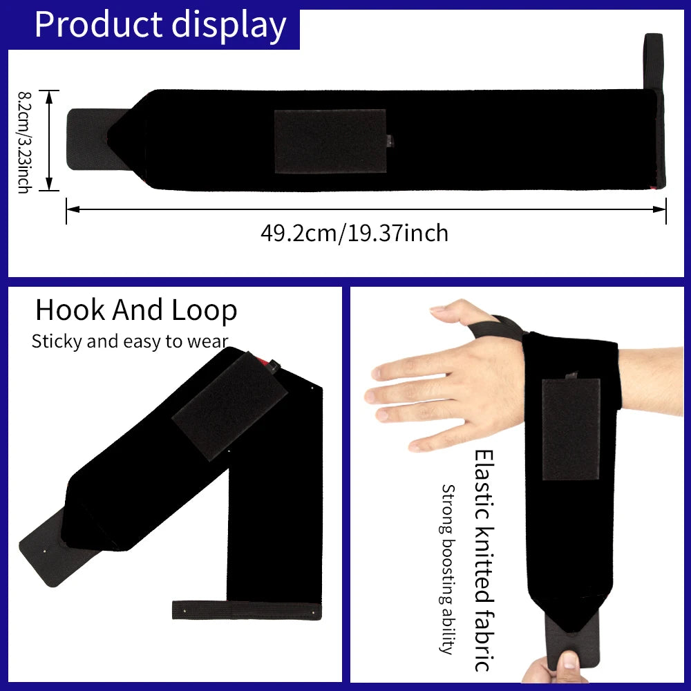 Heavy-Duty Wrist Straps for Weightlifting & Calisthenics